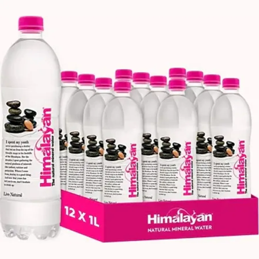 Himalayan Mineral Water Pet Bottle 1 Ltr (Pack of 12)